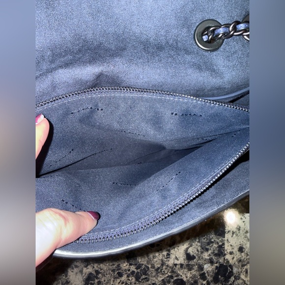 Coach Melody Shoulder Bag 29 in Cadet/ Pewter - Picture 14 of 16